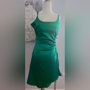 Asymmetrical mini dress